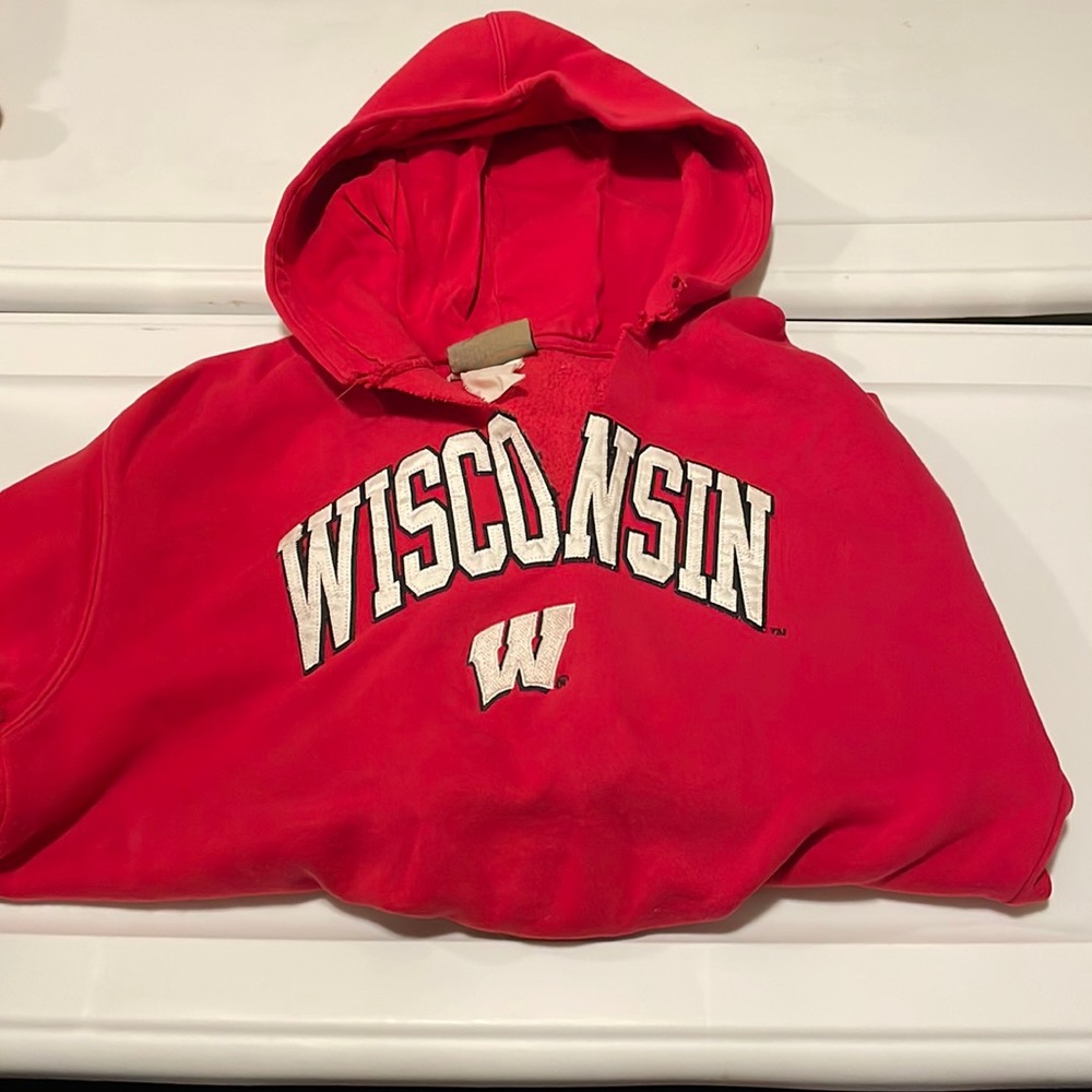 Wisconsin Hoodie with V-neck